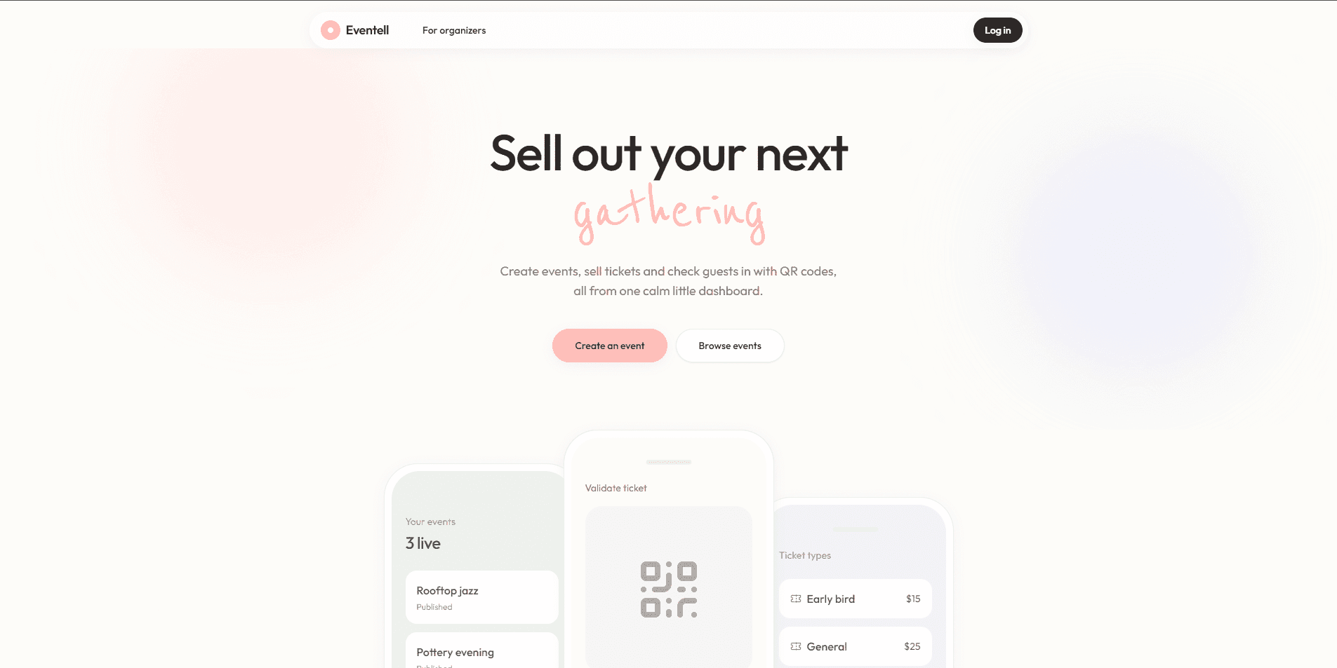 Eventell: For Organizers